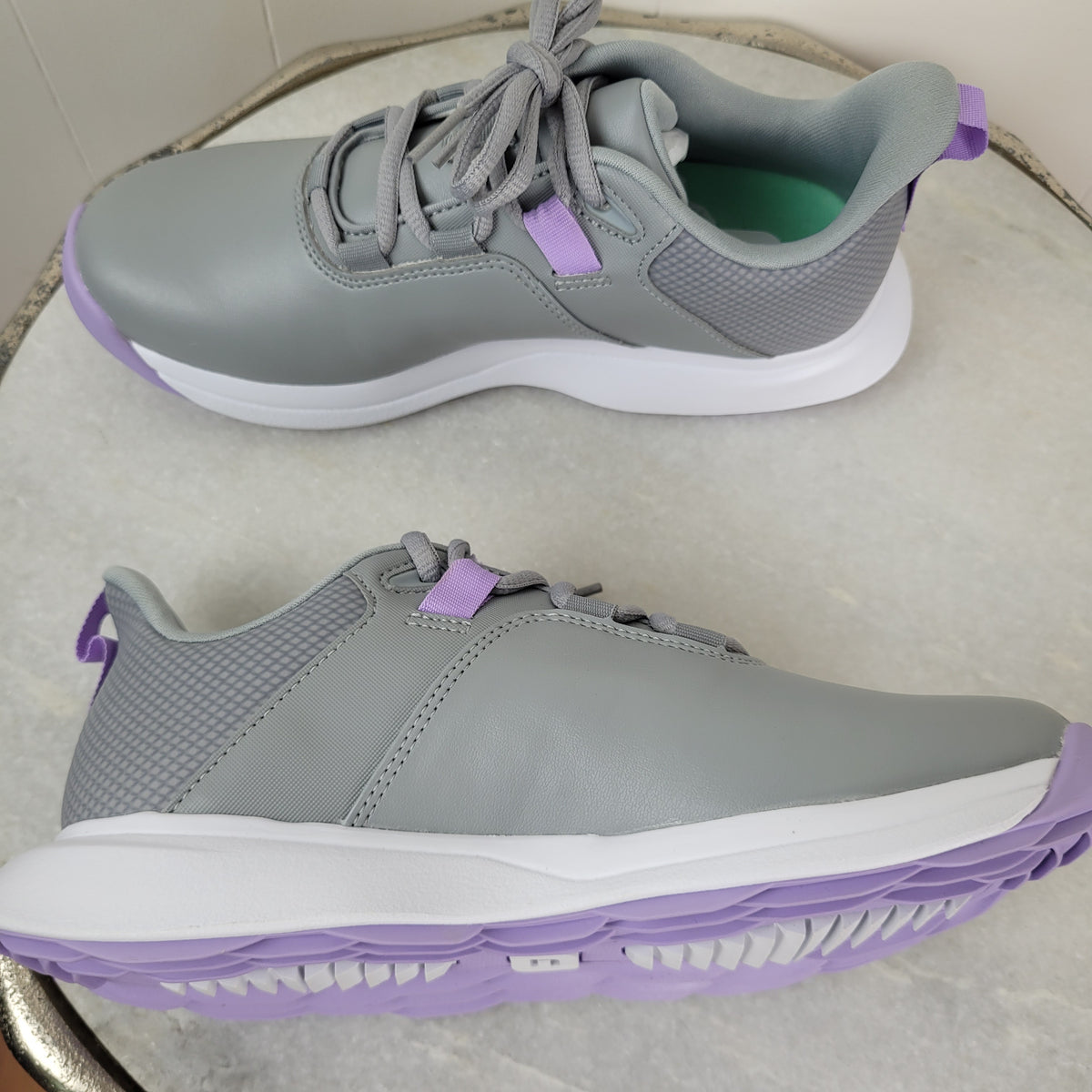 FootJoy ProLite Golf Shoes - Grey/Purple (Women’s 5)