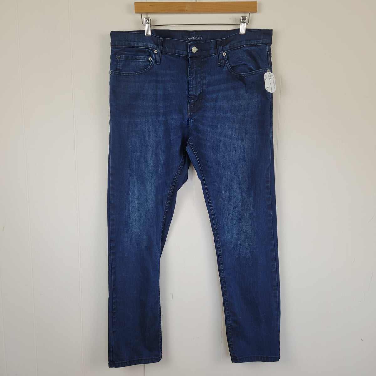 Dark Wash Slim Jeans - Calvin Klein Jeans (36x30)