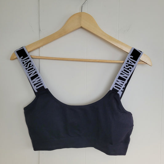 Black Logo Strap Sports Bra - Jason Wu (XL)