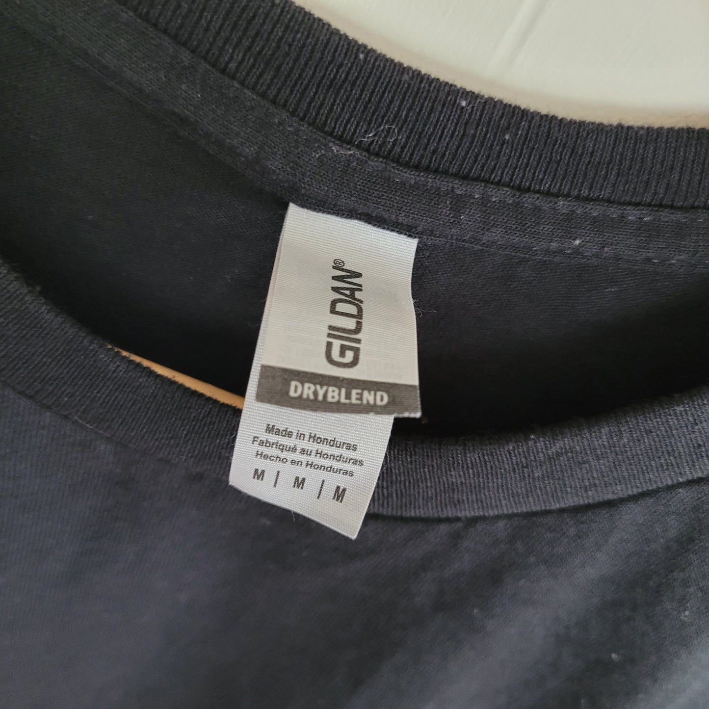Black DryBlend T-Shirt - Gildan (M)