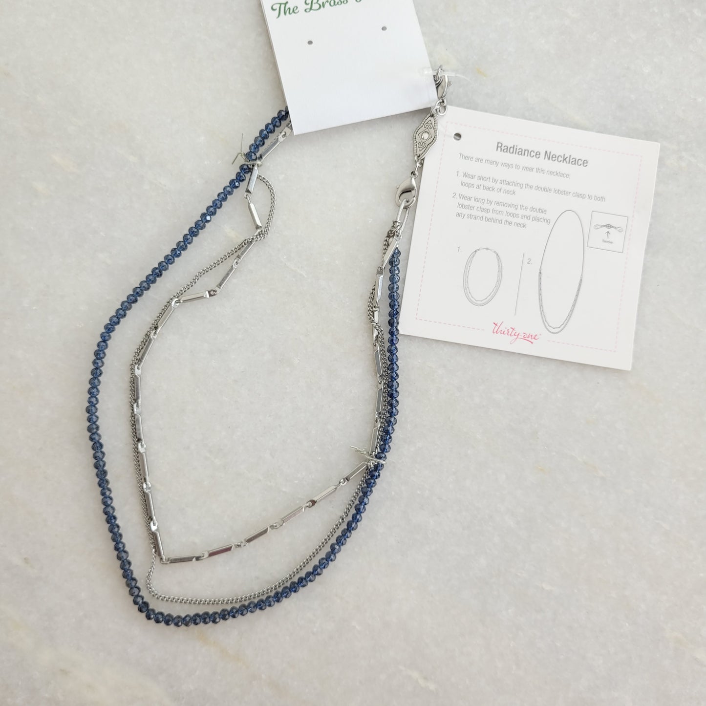 Thirty-One Radiance Convertible Layered Necklace - BNWT