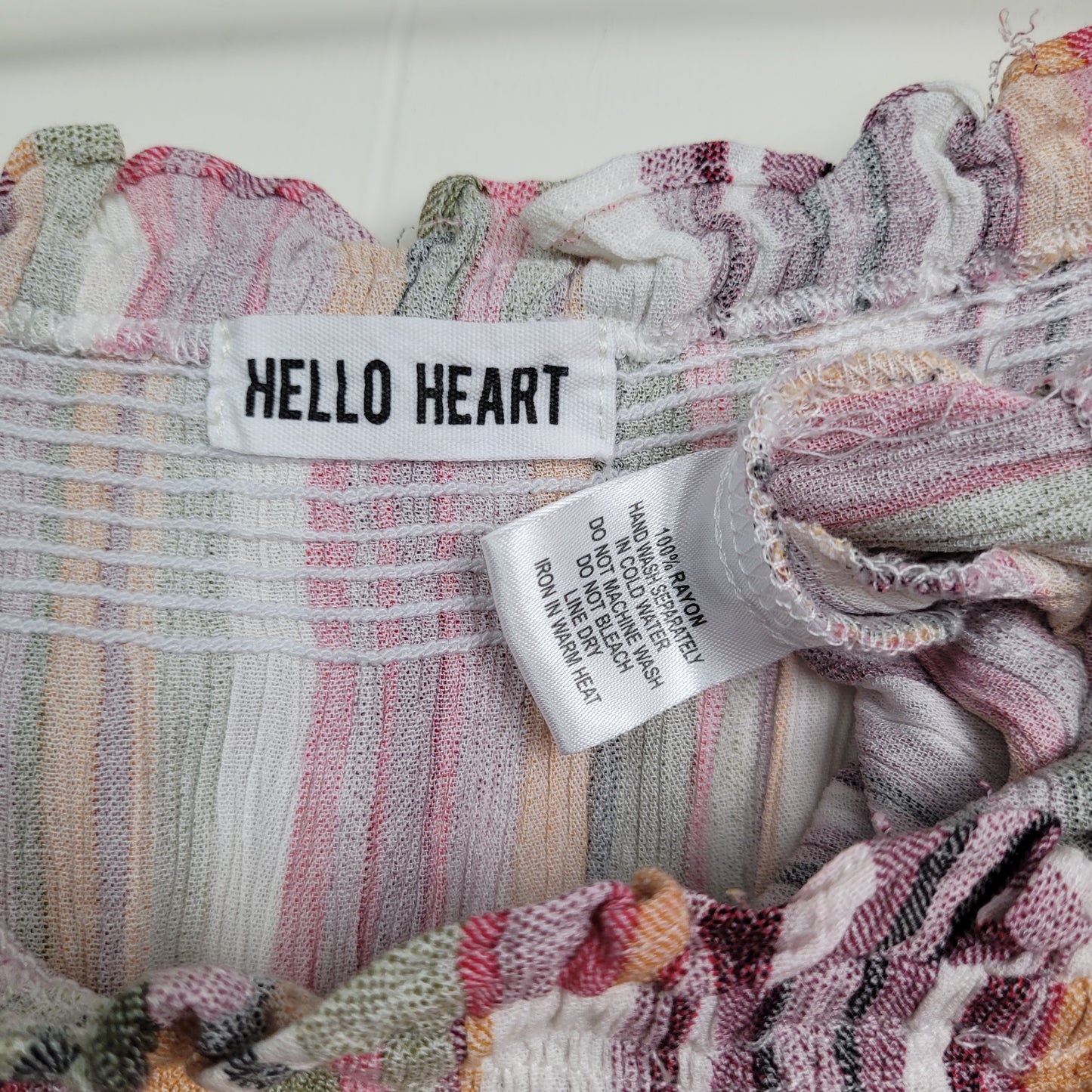 Striped Strapless Wide-Leg Jumpsuit - Hello Heart